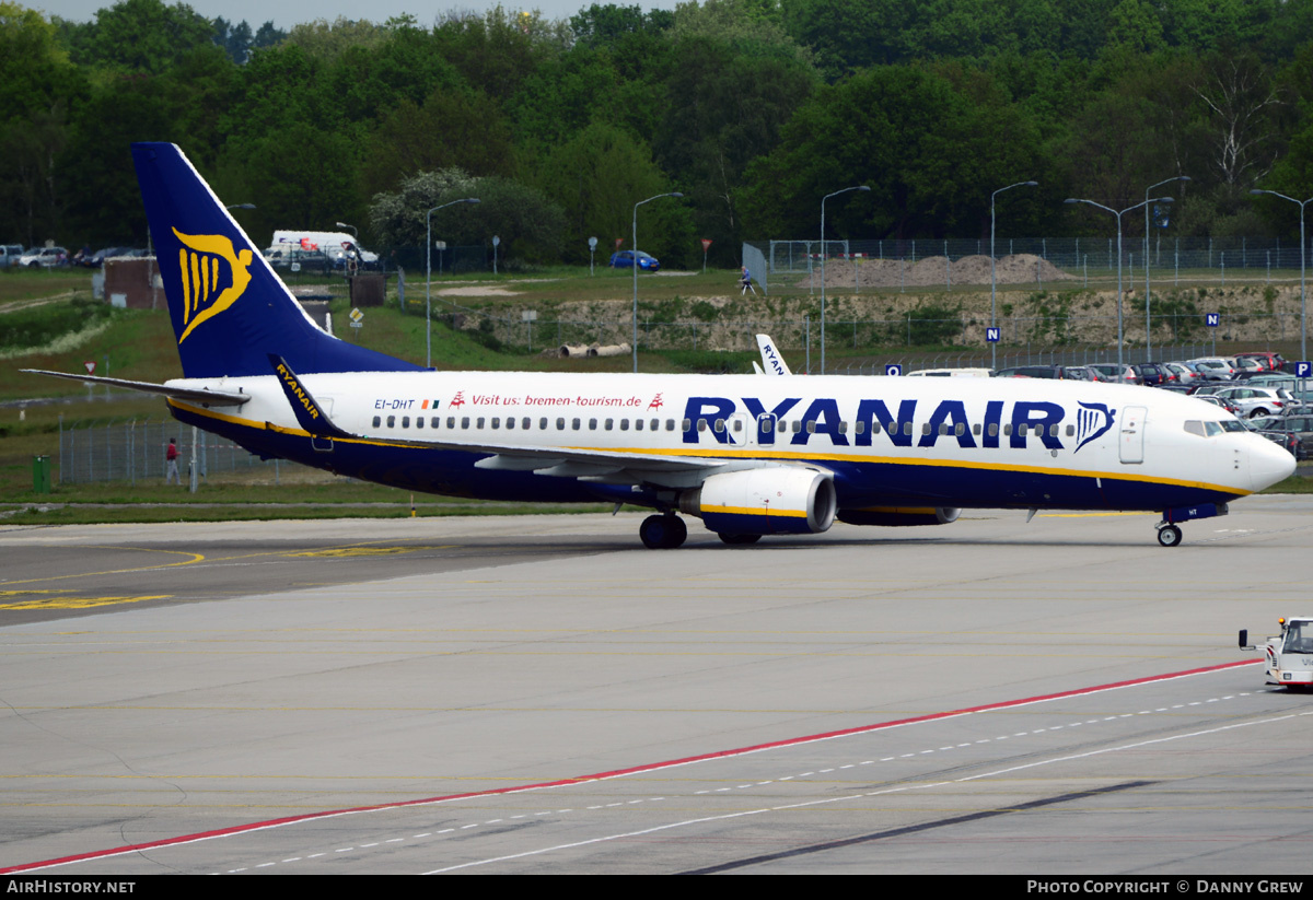Aircraft Photo of EI-DHT | Boeing 737-8AS | Ryanair | AirHistory.net #200226