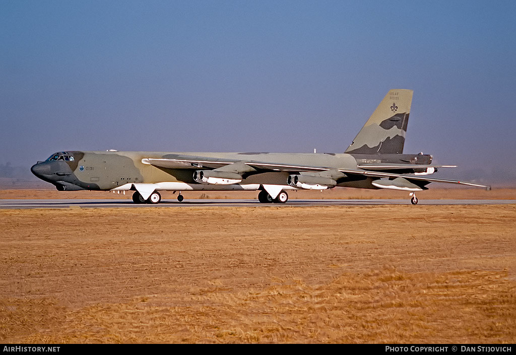 Aircraft Photo of 58-0191 / 80191 | Boeing B-52G Stratofortress | USA - Air Force | AirHistory.net #200237