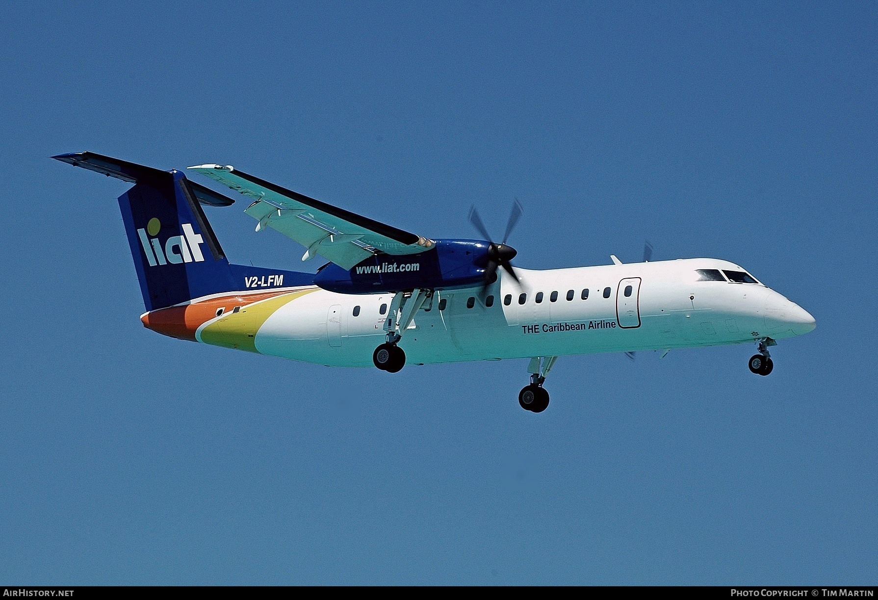 Aircraft Photo of V2-LFM | De Havilland Canada DHC-8-311 Dash 8 | LIAT - Leeward Islands Air Transport | AirHistory.net #200238