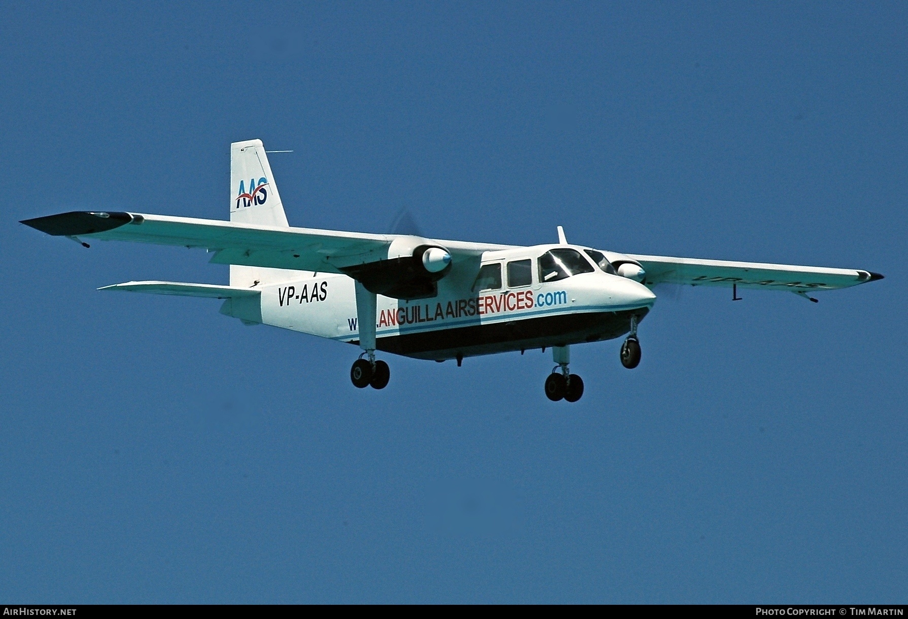 Aircraft Photo of VP-AAS | Britten-Norman BN-2A-26 Islander | Anguilla Air Services | AirHistory.net #200239