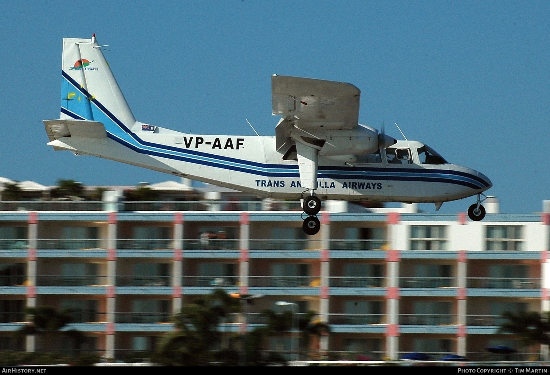 Aircraft Photo of VP-AAF | Britten-Norman BN-2B-21 Islander | Trans Anguilla Airways | AirHistory.net #200241