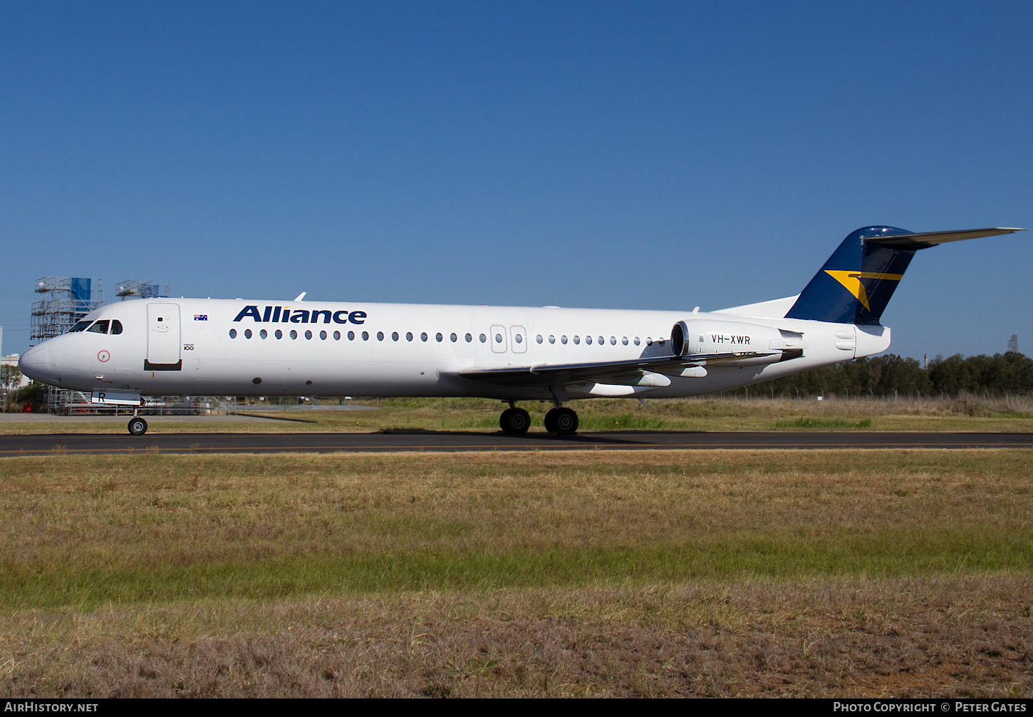 Aircraft Photo of VH-XWR | Fokker 100 (F28-0100) | Alliance Airlines | AirHistory.net #200295