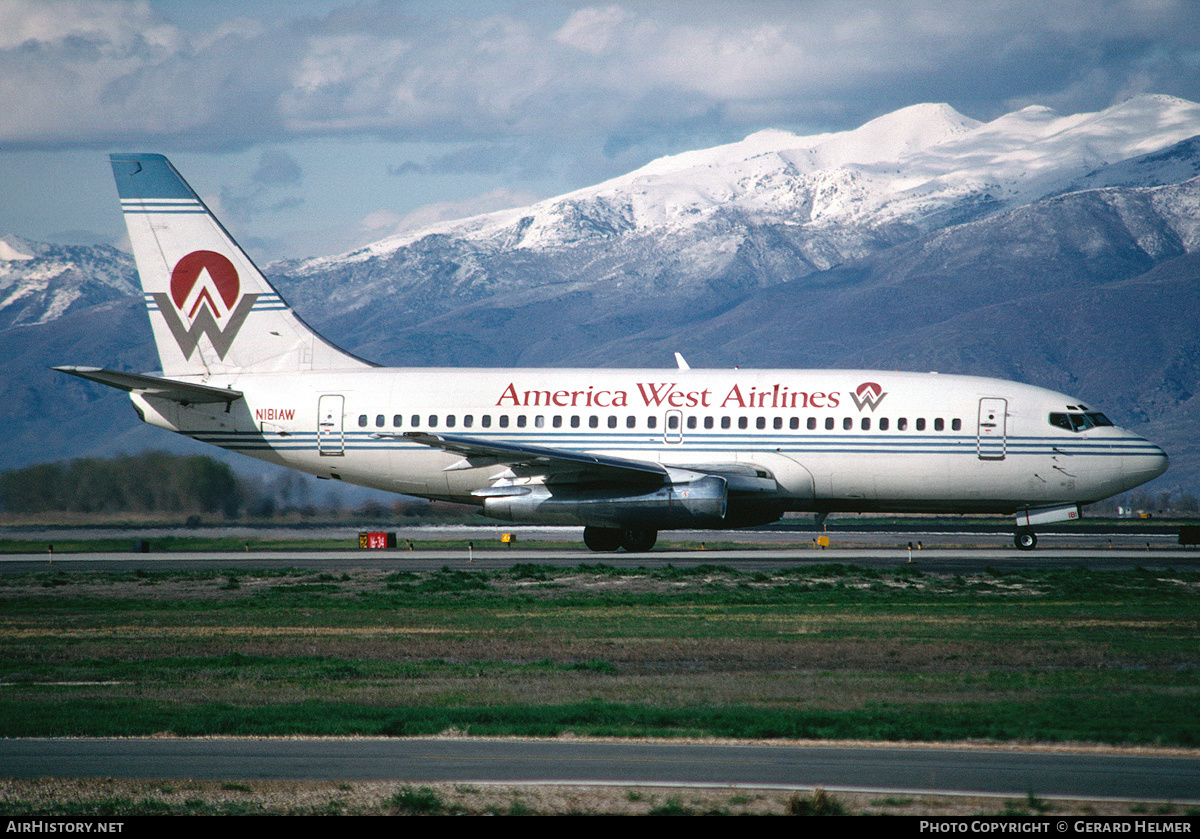 Aircraft Photo of N181AW | Boeing 737-277/Adv | America West Airlines | AirHistory.net #200308