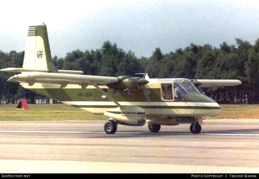 Aircraft Photo of VH-SUR | GAF N-2 Nomad | AirHistory.net #200314