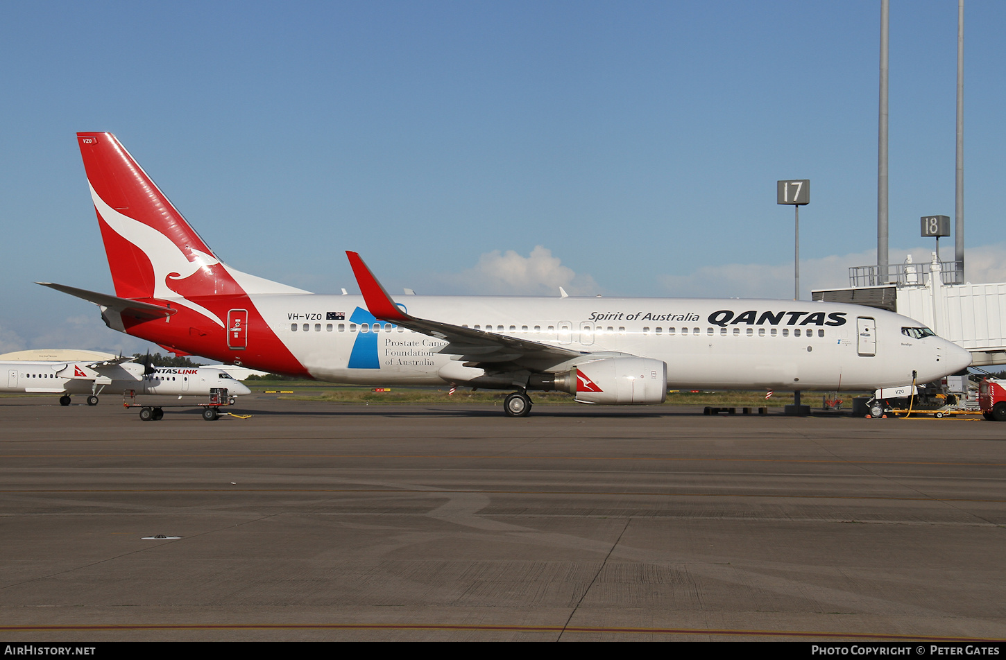 Aircraft Photo of VH-VZO | Boeing 737-838 | Qantas | AirHistory.net #200350