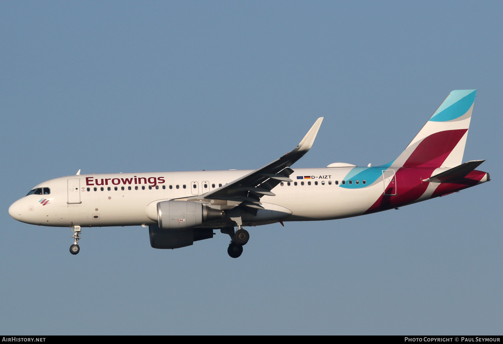 Aircraft Photo of D-AIZT | Airbus A320-214 | Eurowings | AirHistory.net #200363