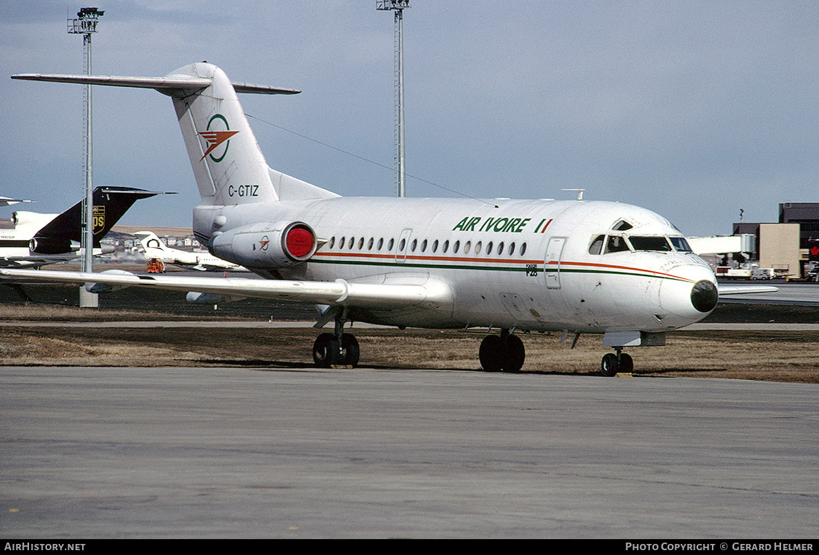 Aircraft Photo of C-GTIZ | Fokker F28-1000 Fellowship | Air Ivoire | AirHistory.net #200364