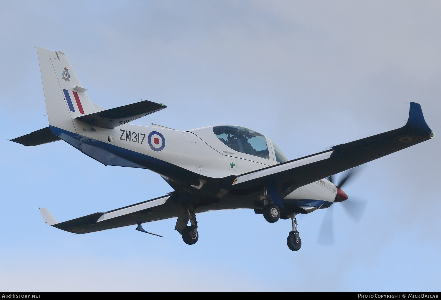 Aircraft Photo of ZM317 | Grob G-120TP-A Prefect T1 | UK - Air Force | AirHistory.net #200368