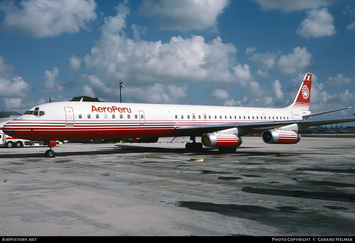 Aircraft Photo of N795AL | McDonnell Douglas DC-8-63 | AeroPeru | AirHistory.net #200385