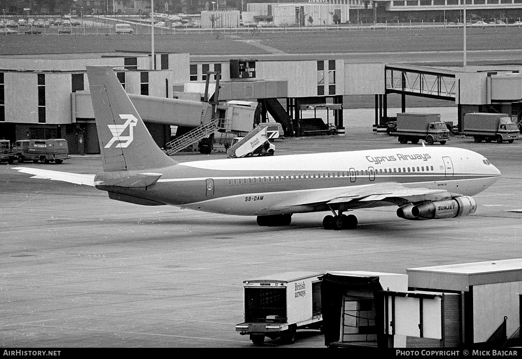 Aircraft Photo of 5B-DAM | Boeing 707-123(B) | Cyprus Airways | AirHistory.net #200462