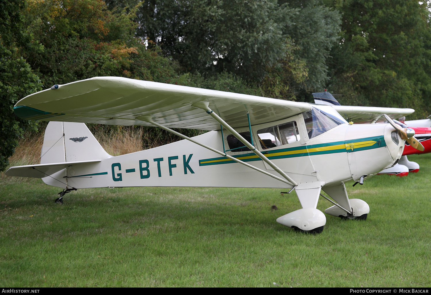 Aircraft Photo of G-BTFK | Taylorcraft BC-12D Twosome | AirHistory.net #200469