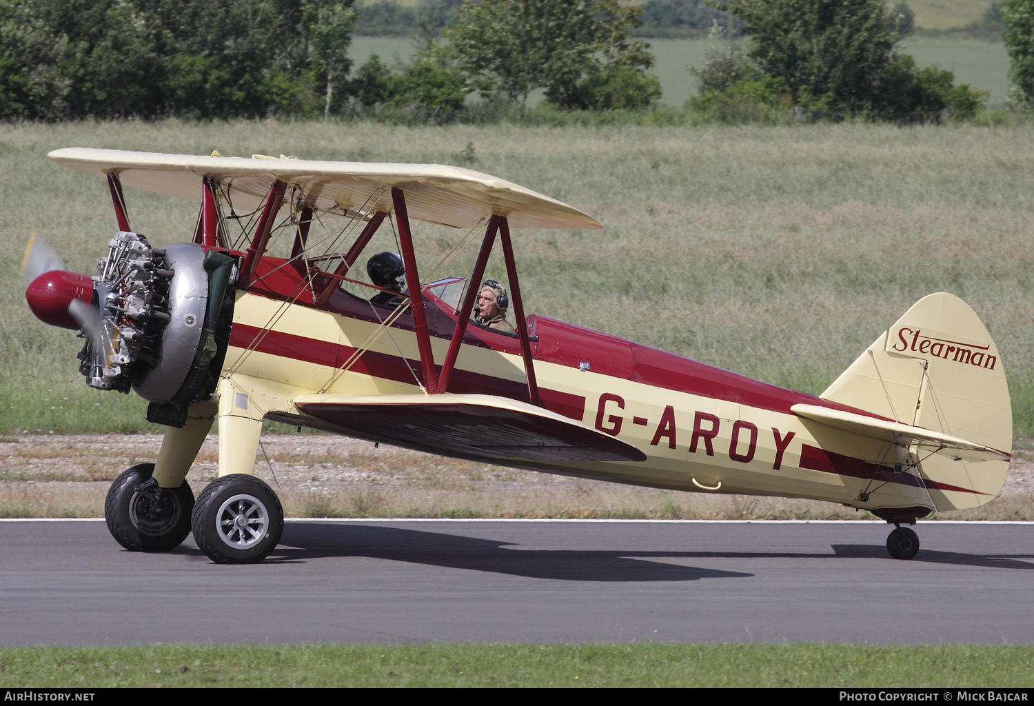 Aircraft Photo of G-AROY | Boeing PT-17/R985 Kaydet (A75N1) | AirHistory.net #200517