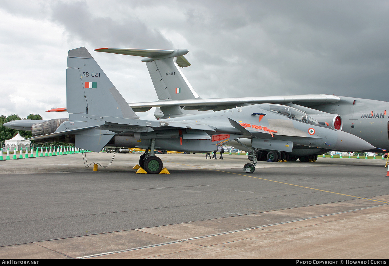 Aircraft Photo of SB041 | Sukhoi Su-30MKI | India - Air Force | AirHistory.net #200522