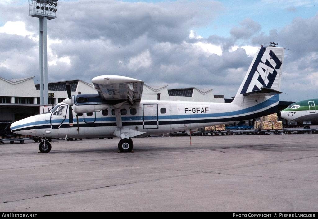 Aircraft Photo of F-GFAF | De Havilland Canada DHC-6-300 Twin Otter | TAT - Transport Aérien Transrégional | AirHistory.net #200527