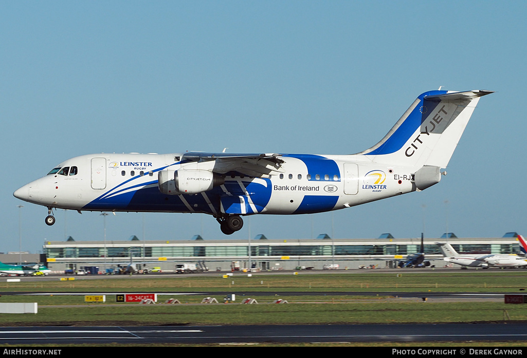 Aircraft Photo of EI-RJX | BAE Systems Avro 146-RJ85A | CityJet | AirHistory.net #200548