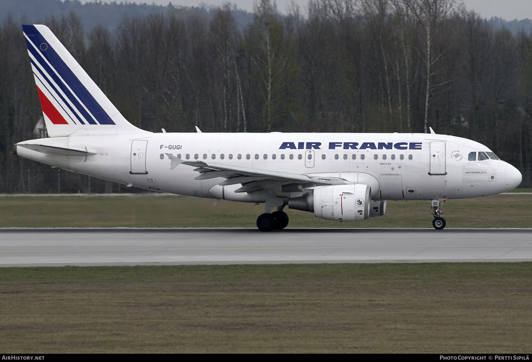 Aircraft Photo of F-GUGI | Airbus A318-111 | Air France | AirHistory.net #200552