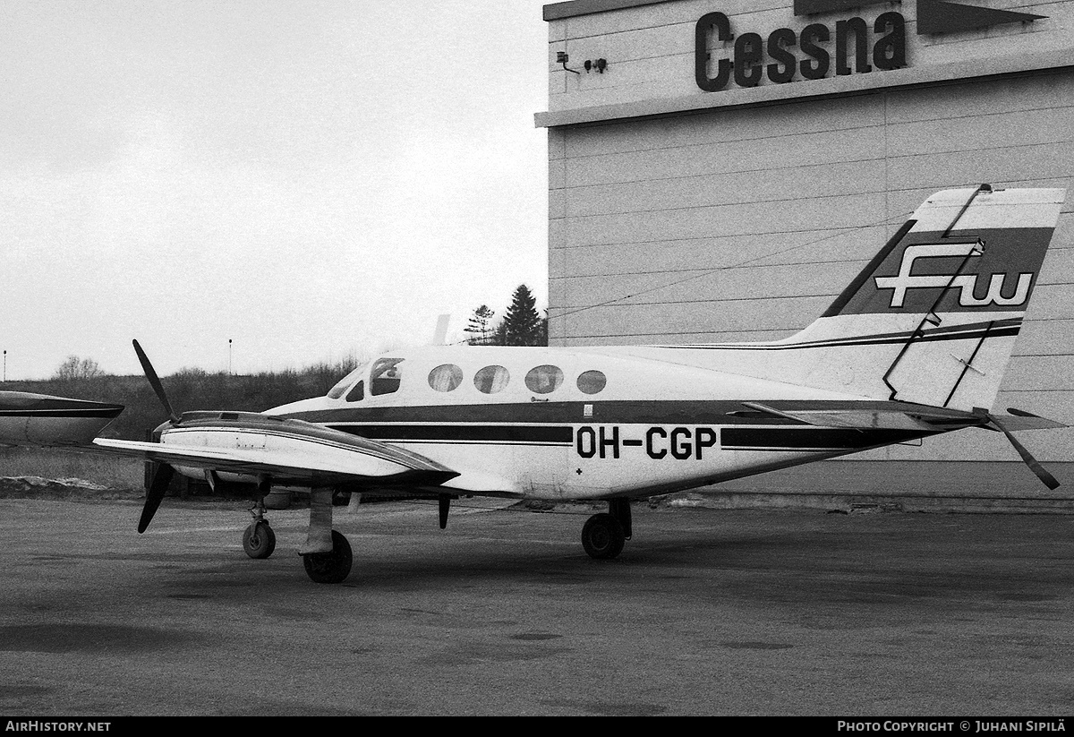 Aircraft Photo of OH-CGP | Cessna 421 | Finnwings | AirHistory.net #200557