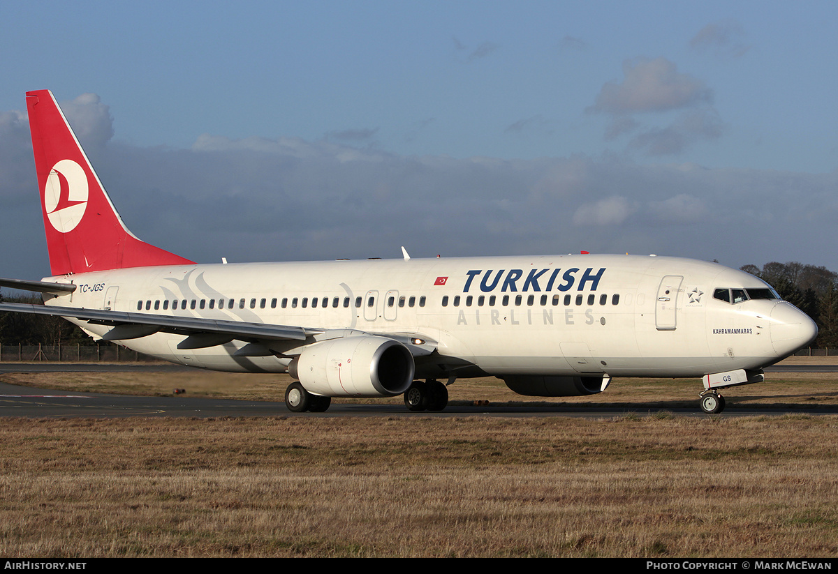 Aircraft Photo of TC-JGS | Boeing 737-8F2 | Turkish Airlines | AirHistory.net #200598