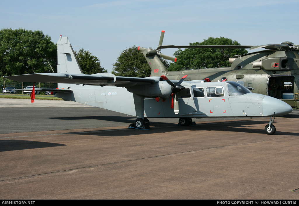 Aircraft Photo of ZH004 | Britten-Norman BN-2T-4S Defender T3 | UK - Army | AirHistory.net #200641