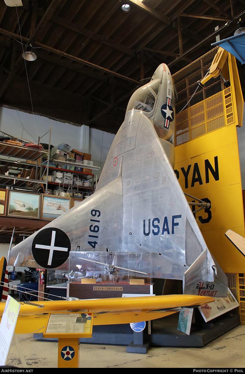 Aircraft Photo of 54-1619 / 41619 | Ryan X-13 Vertijet | USA - Air Force | AirHistory.net #200648