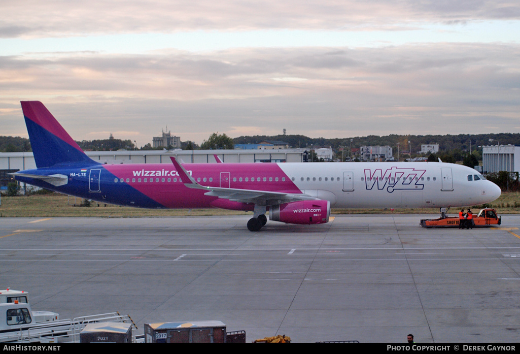 Aircraft Photo of HA-LTE | Airbus A321-231 | Wizz Air | AirHistory.net #200649