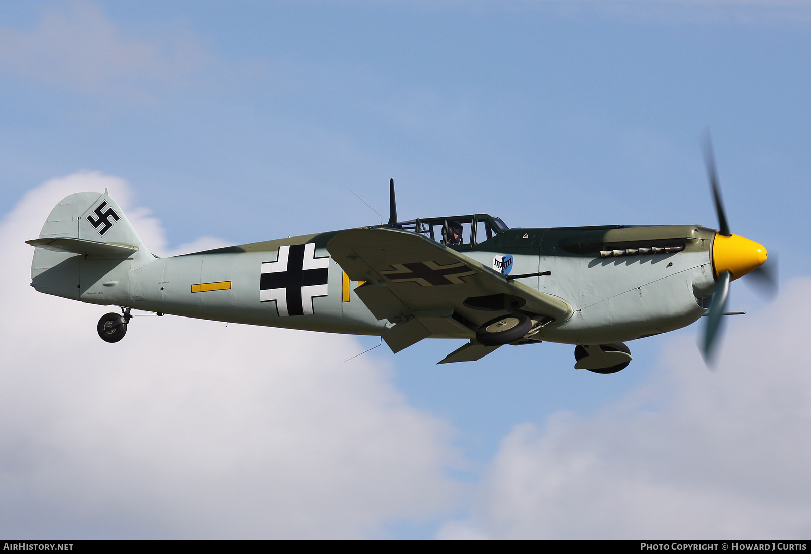 Aircraft Photo of G-BWUE / 10 yellow | Hispano HA-1112-M1L Buchon | Germany - Air Force | AirHistory.net #200660