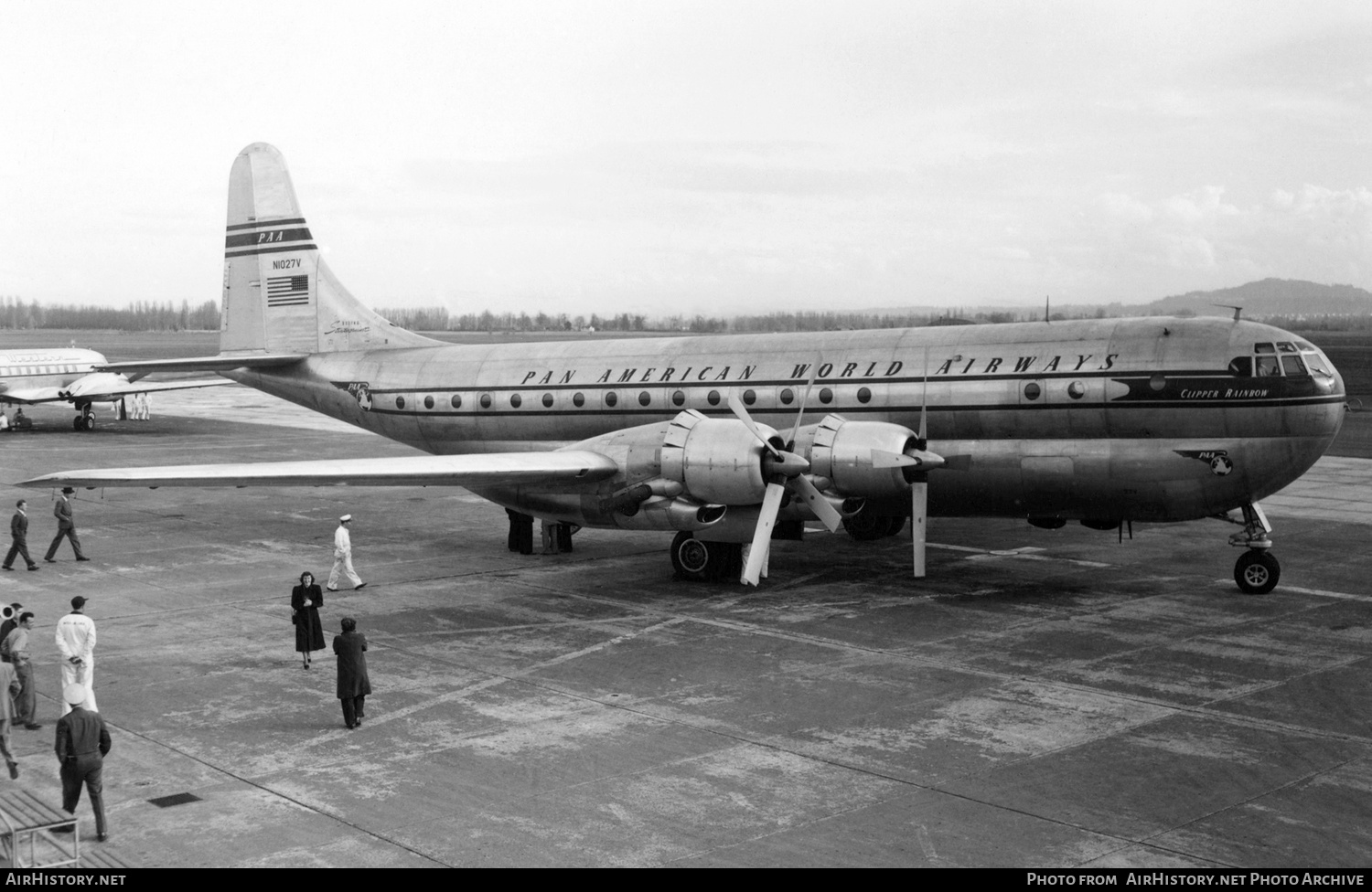 Aircraft Photo of N1027V | Boeing 377-10-26 Stratocruiser | Pan American World Airways - PAA | AirHistory.net #200694