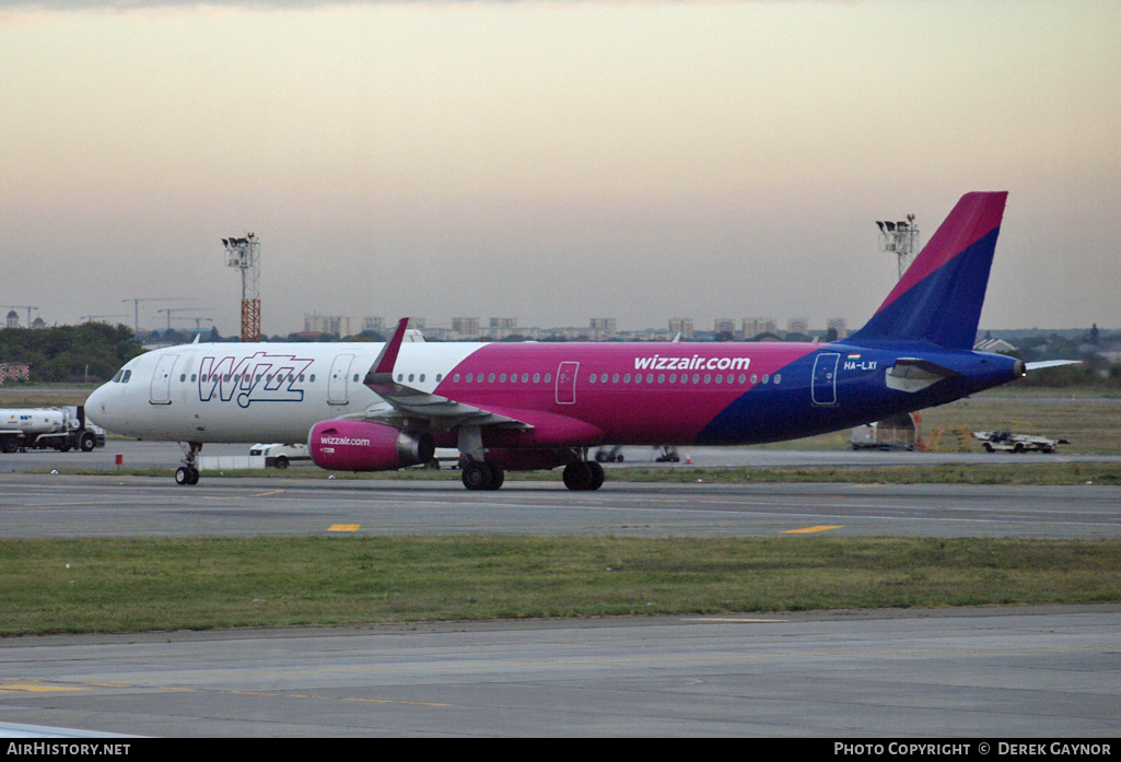 Aircraft Photo of HA-LXI | Airbus A321-231 | Wizz Air | AirHistory.net #200712