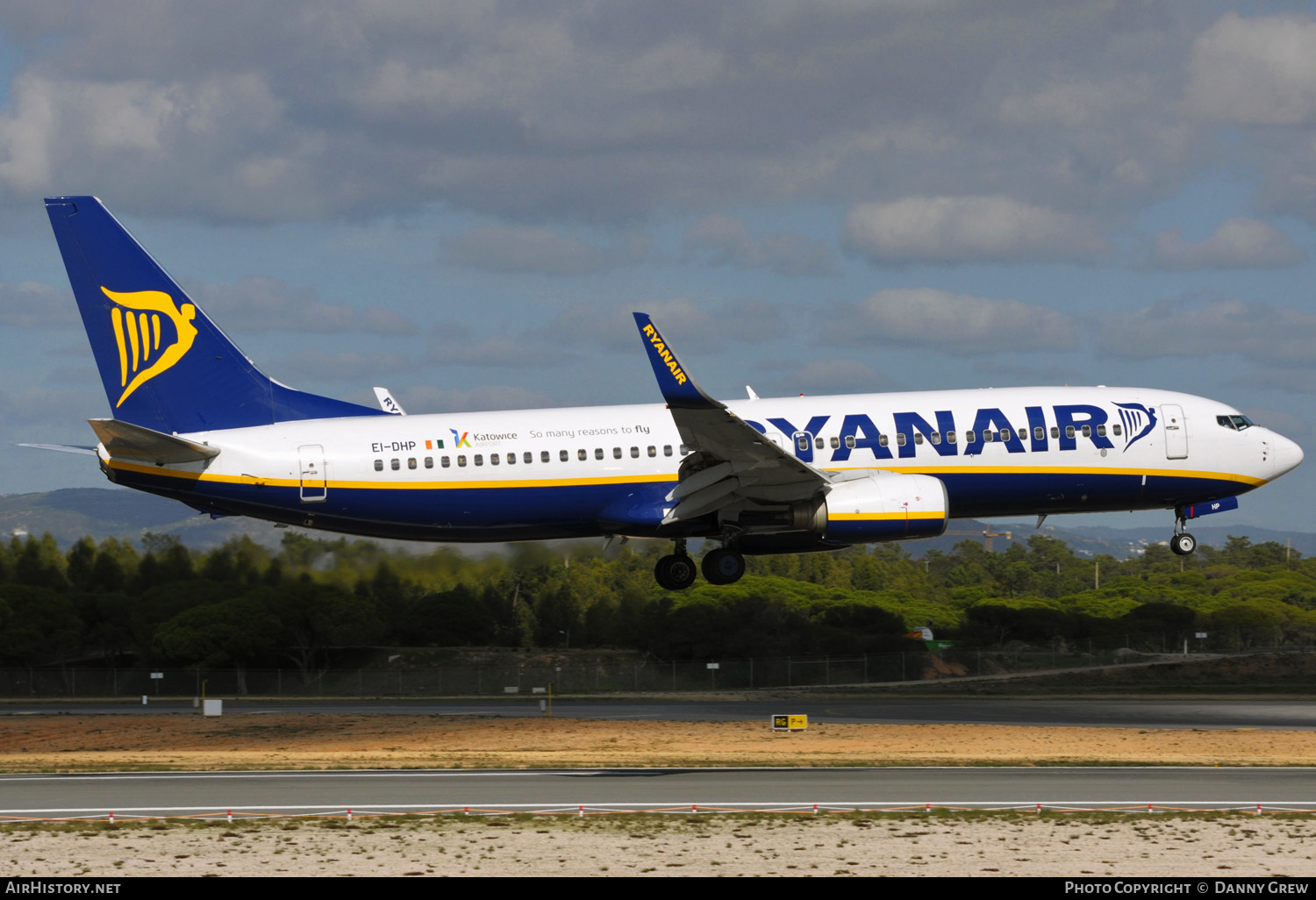 Aircraft Photo of EI-DHP | Boeing 737-8AS | Ryanair | AirHistory.net #200725