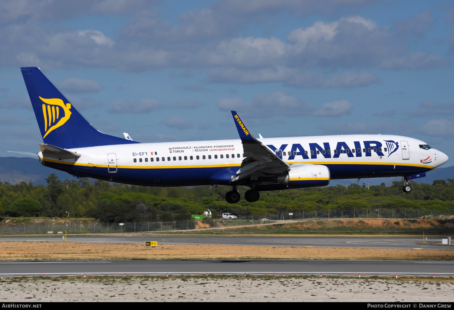 Aircraft Photo of EI-EFY | Boeing 737-8AS | Ryanair | AirHistory.net #200726