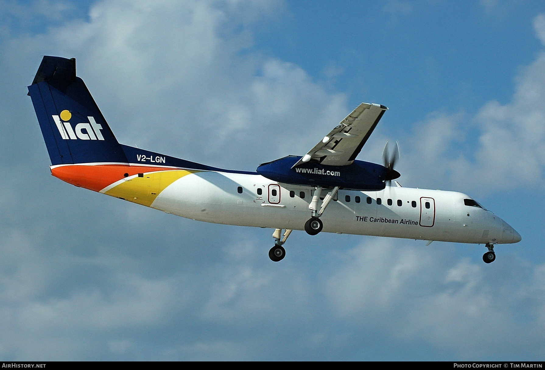 Aircraft Photo of V2-LGN | De Havilland Canada DHC-8-311 Dash 8 | LIAT - Leeward Islands Air Transport | AirHistory.net #200730