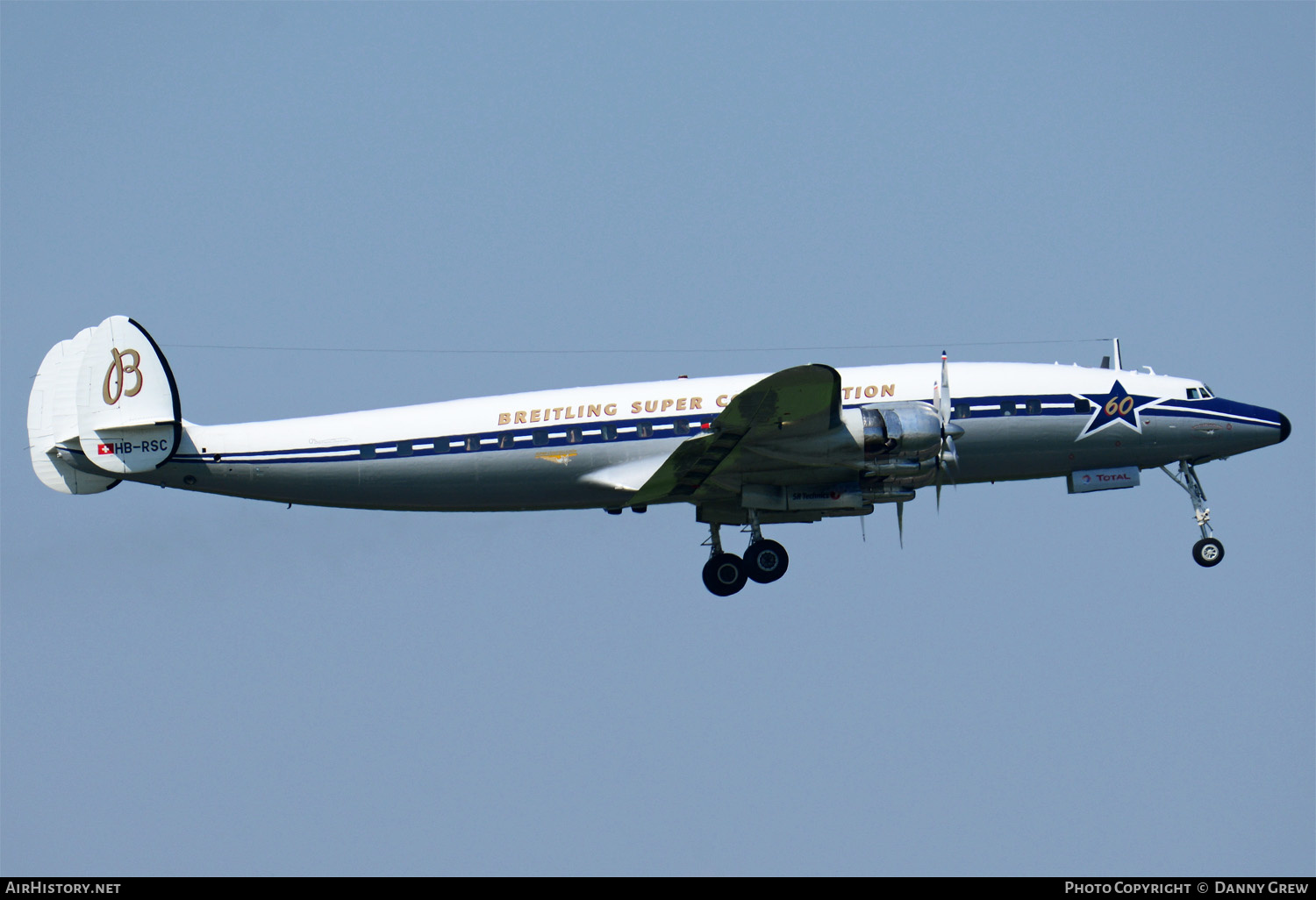 Aircraft Photo of HB-RSC | Lockheed L-1049F Super Constellation | Breitling | AirHistory.net #200734