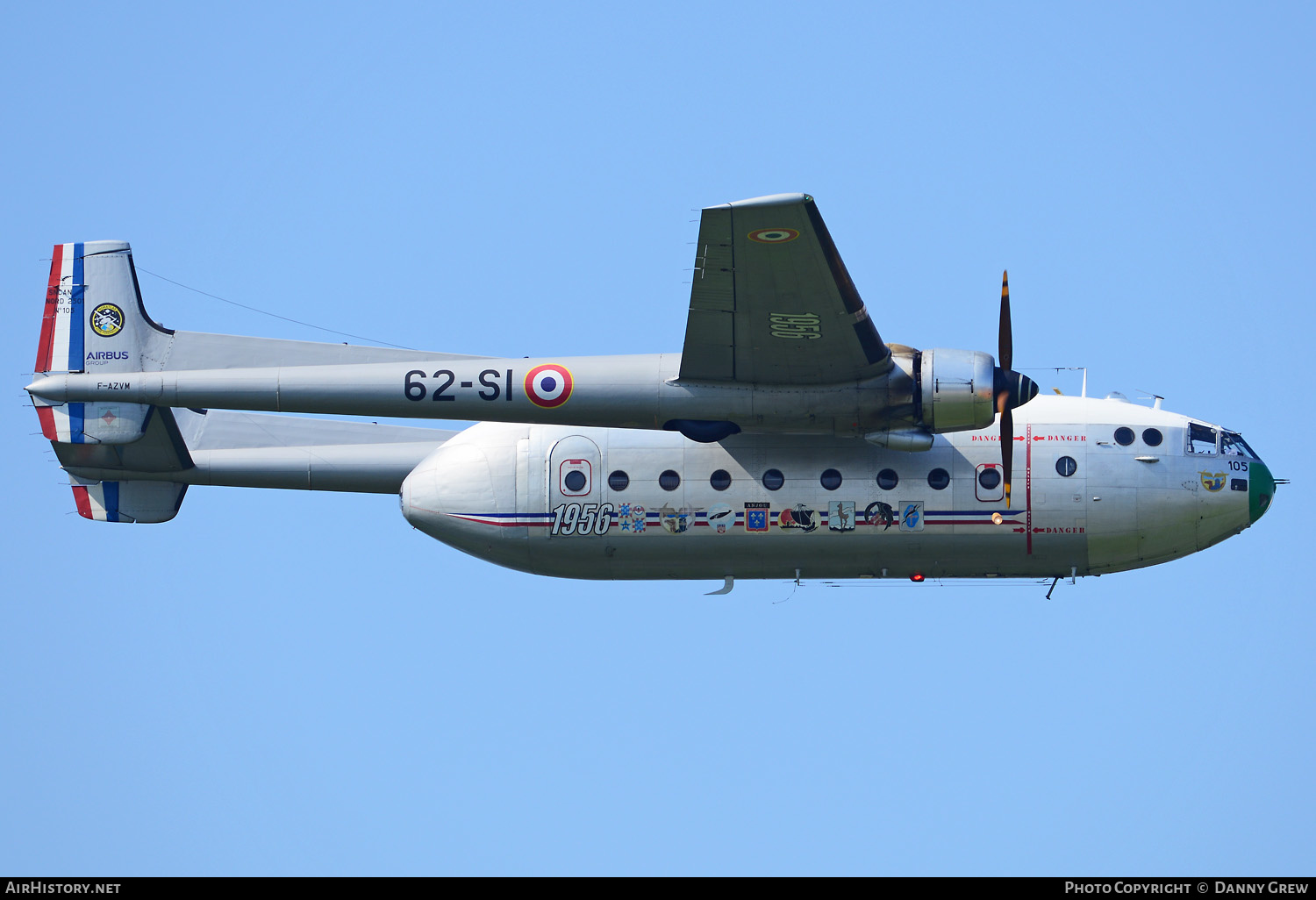 Aircraft Photo of F-AZVM / 105 | Nord 2501F-3 Noratlas | France - Air Force | AirHistory.net #200735