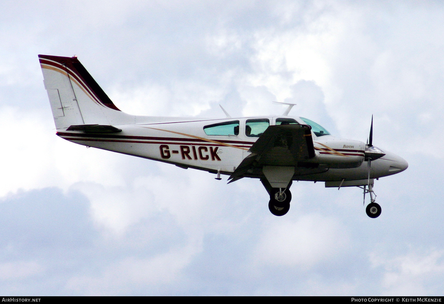 Aircraft Photo of G-RICK | Beech B55 Baron (95-B55) | AirHistory.net #200752