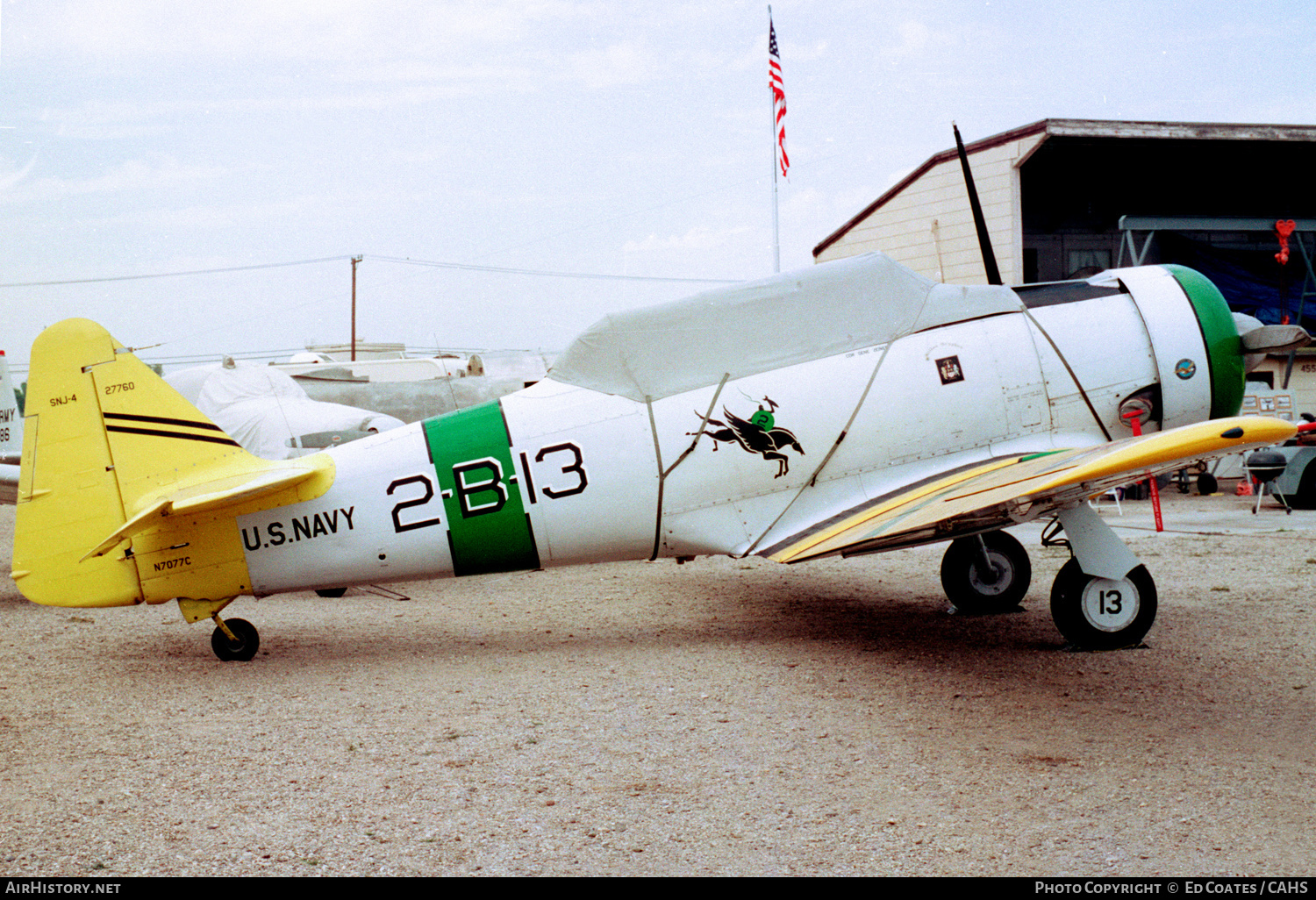 Aircraft Photo of N7077C / 27760 | North American SNJ-4 Texan | USA - Navy | AirHistory.net #200754