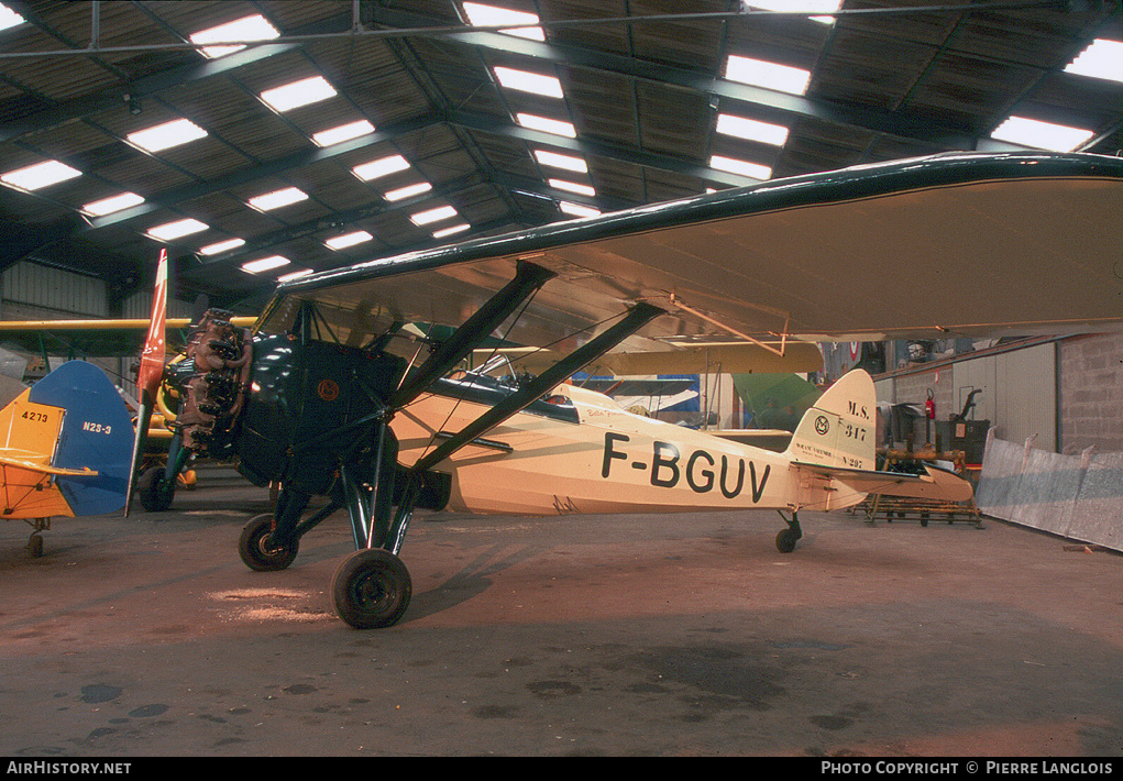 Aircraft Photo of F-BGUV | Morane-Saulnier MS-317 | AirHistory.net #200765