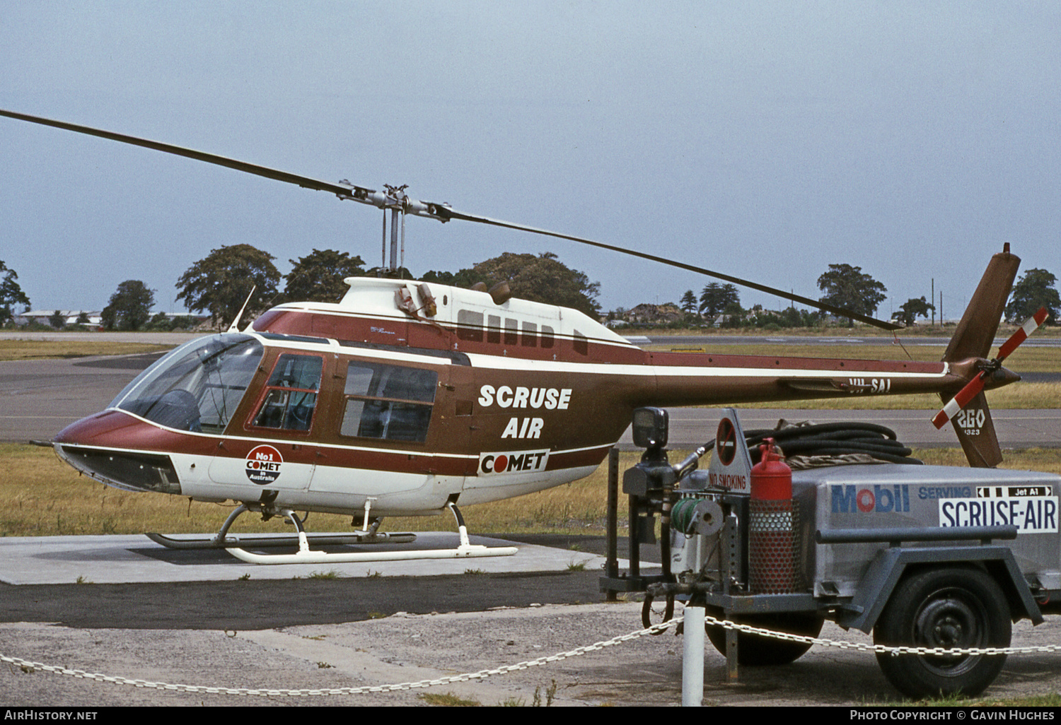 Aircraft Photo of VH-SAI | Bell 206B-2 JetRanger II | Scruse Air | AirHistory.net #200772