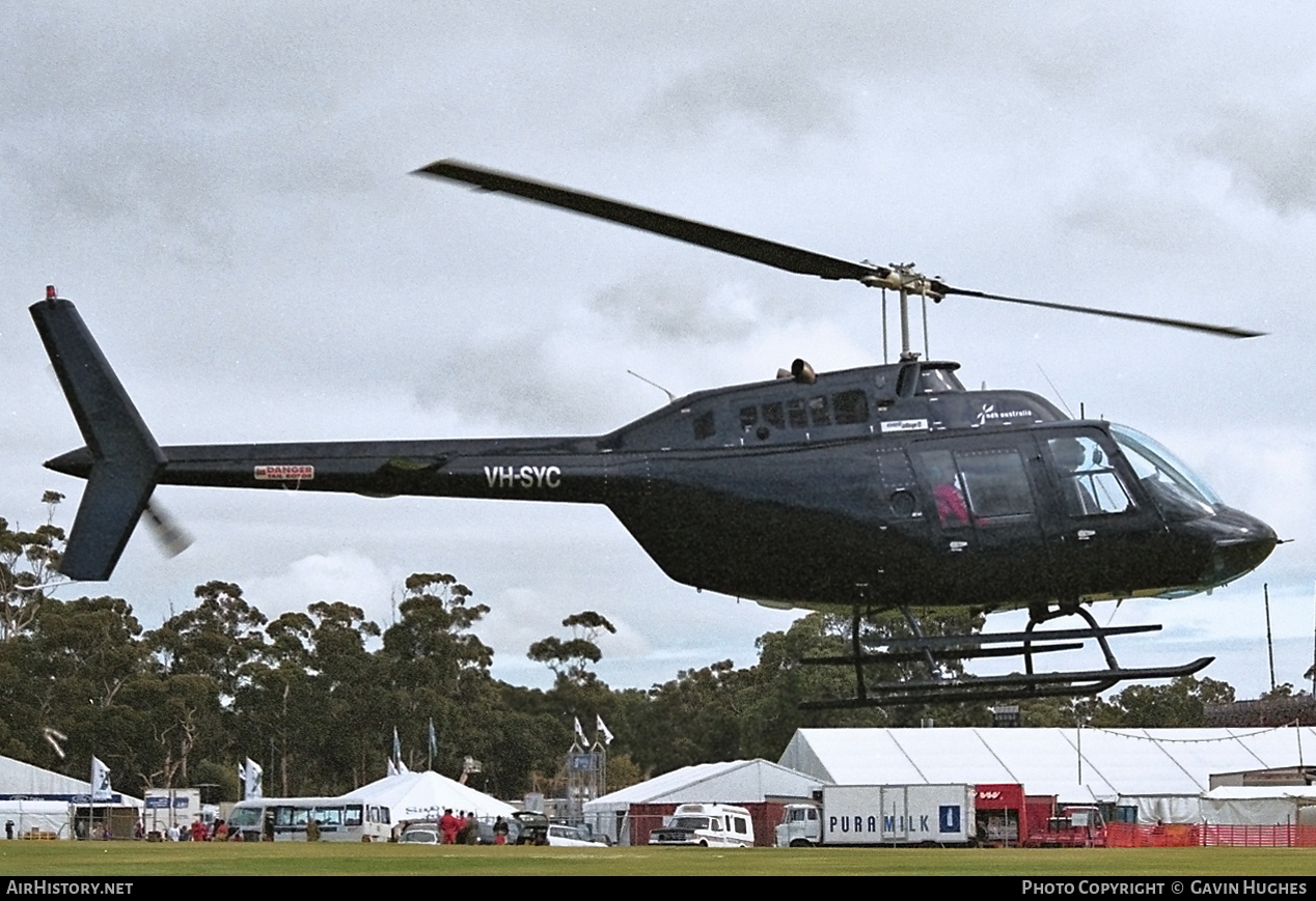 Aircraft Photo of VH-SYC | Bell 206B-3 JetRanger III | NDH Australia | AirHistory.net #200777
