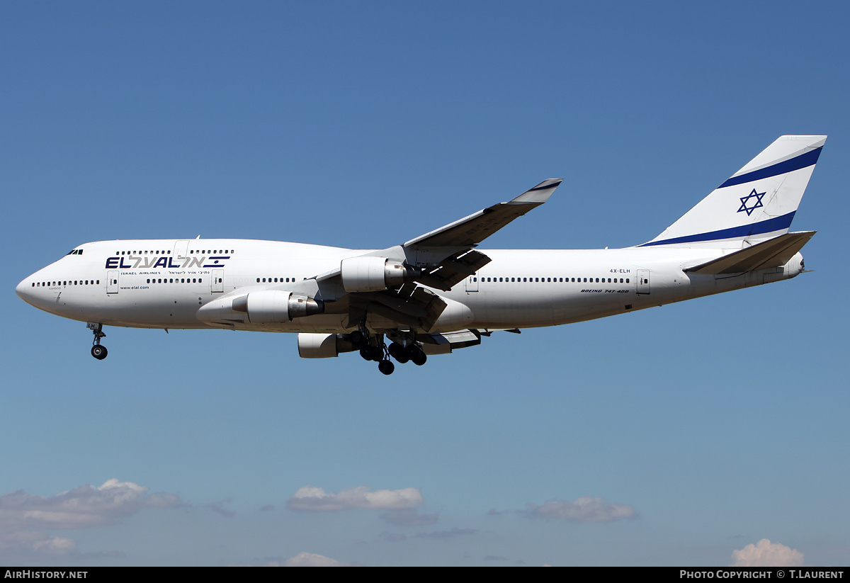 Aircraft Photo of 4X-ELH | Boeing 747-412 | El Al Israel Airlines | AirHistory.net #200798