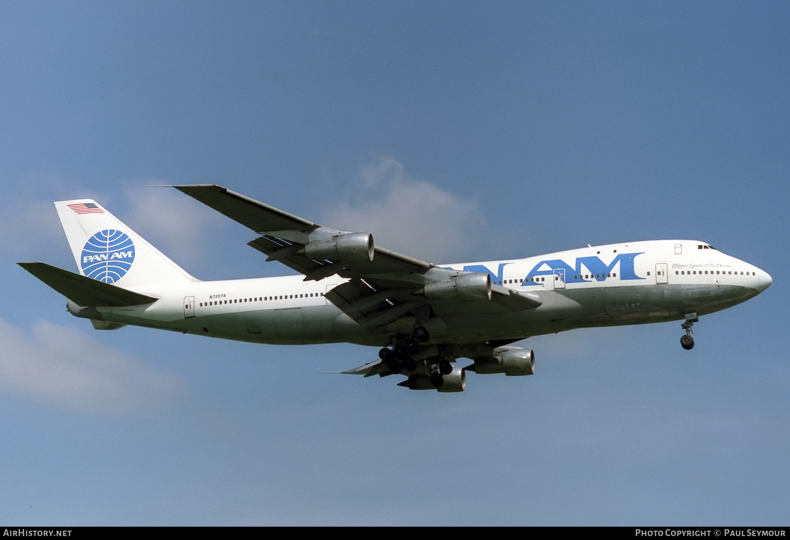 Aircraft Photo of N735PA | Boeing 747-121 | Pan American World Airways - Pan Am | AirHistory.net #200830