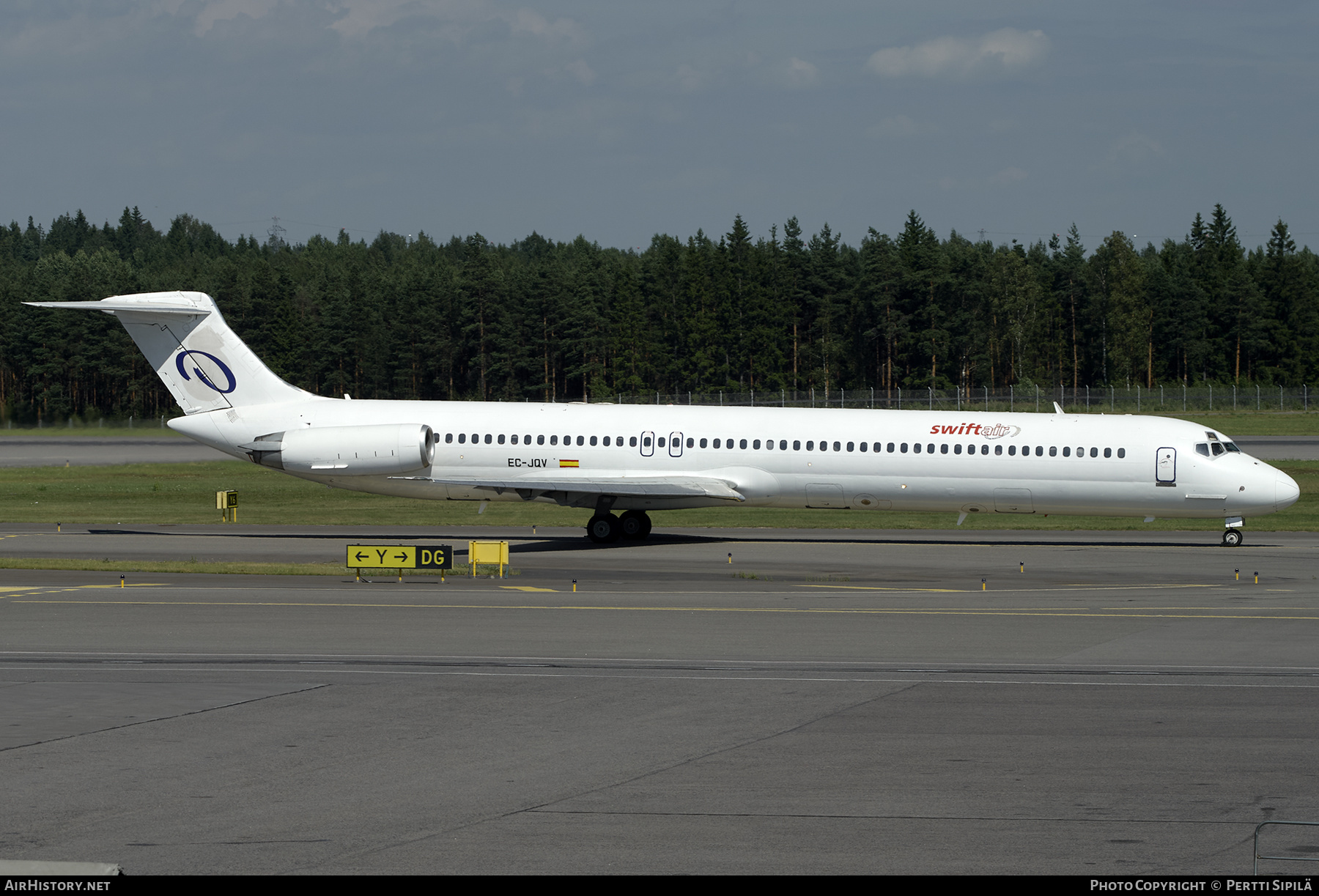 Aircraft Photo of EC-JQV | McDonnell Douglas MD-83 (DC-9-83) | Swiftair | AirHistory.net #200838