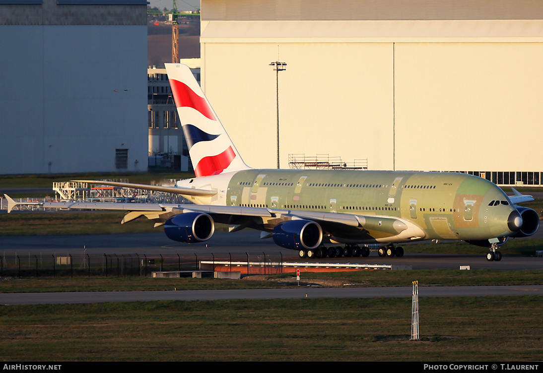 Aircraft Photo of F-WWSC | Airbus A380-841 | British Airways | AirHistory.net #200889