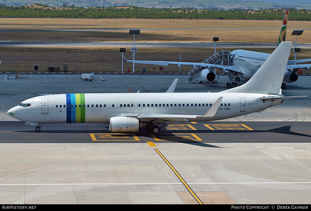 Aircraft Photo of ZS-ZWQ | Boeing 737-8K2 | AirHistory.net #200898