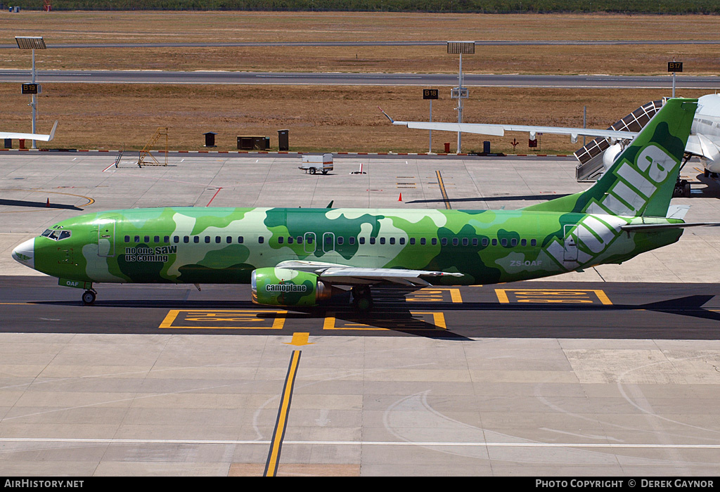 Aircraft Photo of ZS-OAF | Boeing 737-4S3 | Kulula | AirHistory.net #200901