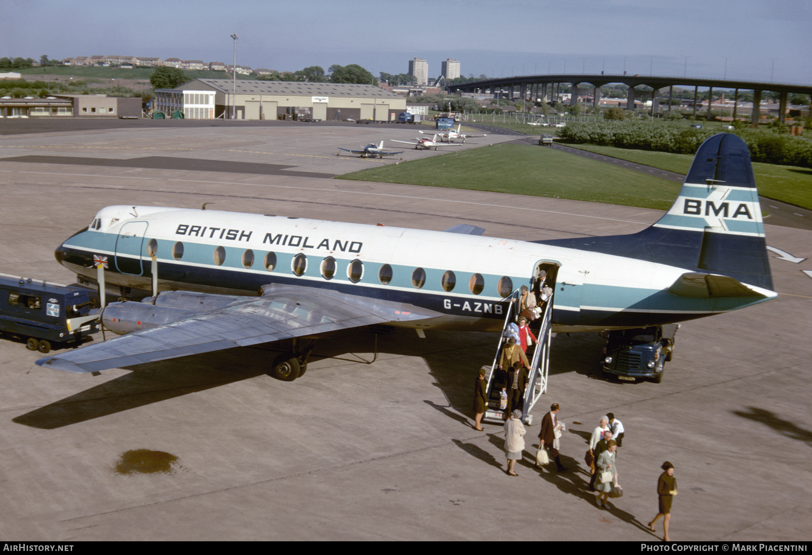 Aircraft Photo of G-AZNB | Vickers 813 Viscount | British Midland Airways - BMA | AirHistory.net #200907