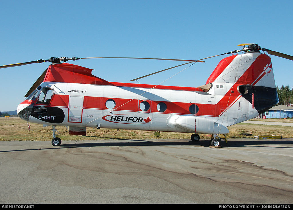 Aircraft Photo of C-GHFF | Boeing Vertol 107-II | Helifor | AirHistory.net #200918