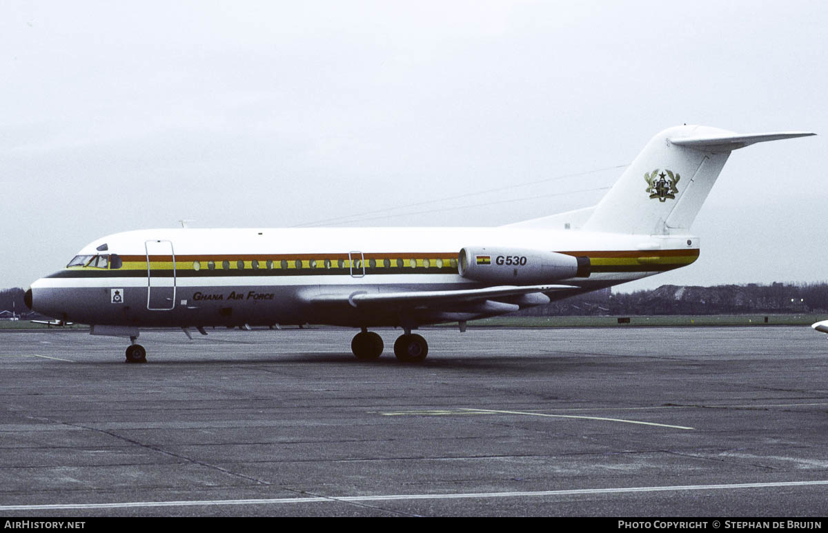 Aircraft Photo of G530 | Fokker F28-3000 Fellowship | Ghana - Air Force | AirHistory.net #200967