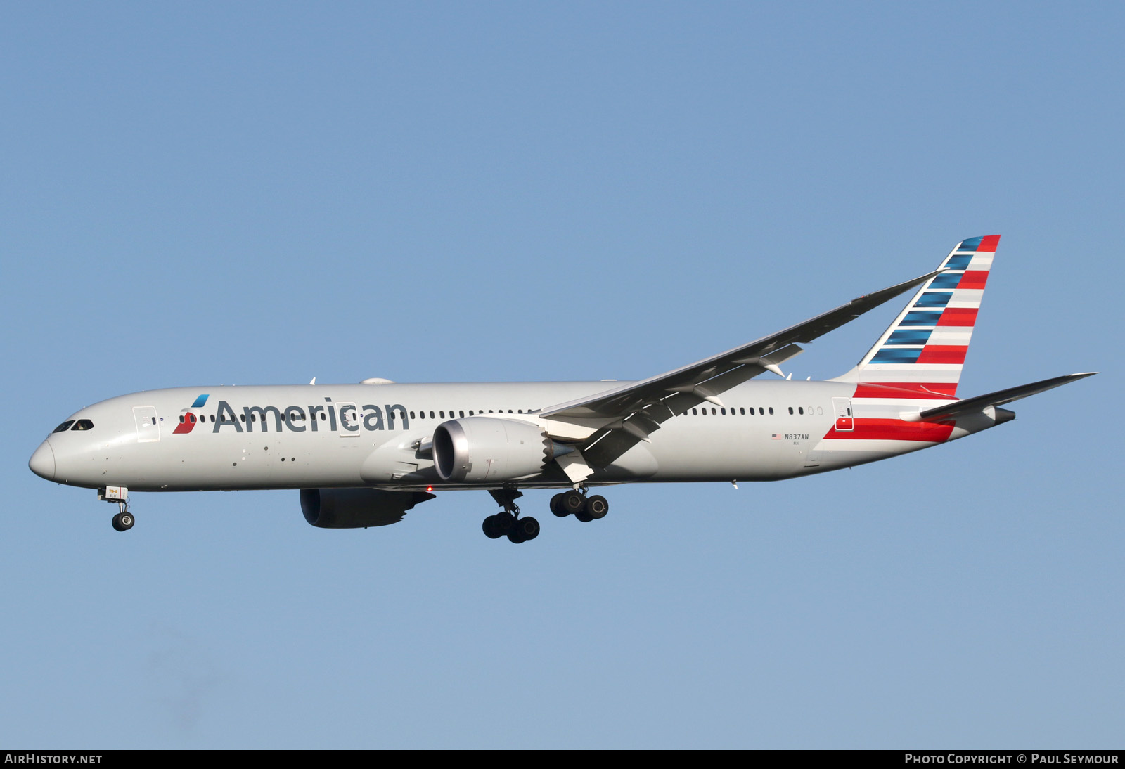 Aircraft Photo of N837AN | Boeing 787-9 Dreamliner | American Airlines | AirHistory.net #200995