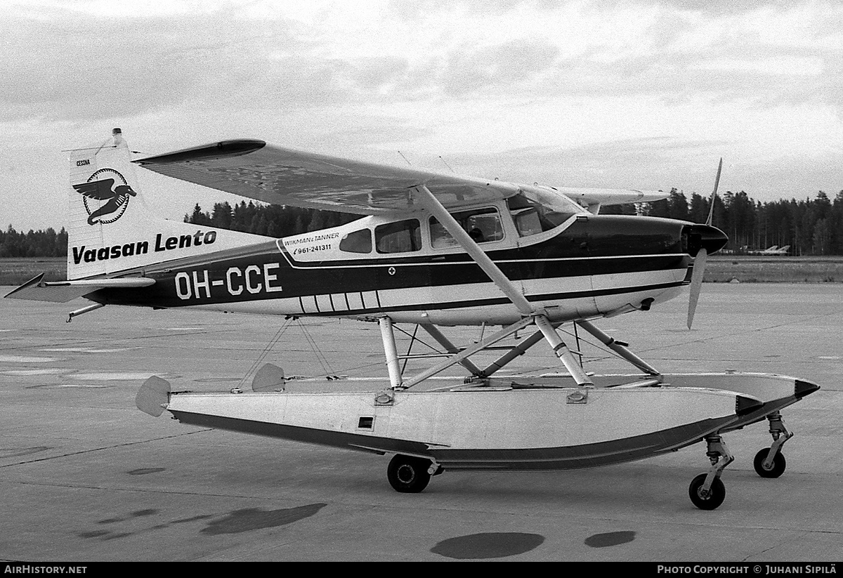 Aircraft Photo of OH-CCE | Cessna A185E Skywagon 185 | Vaasan Lento | AirHistory.net #201025