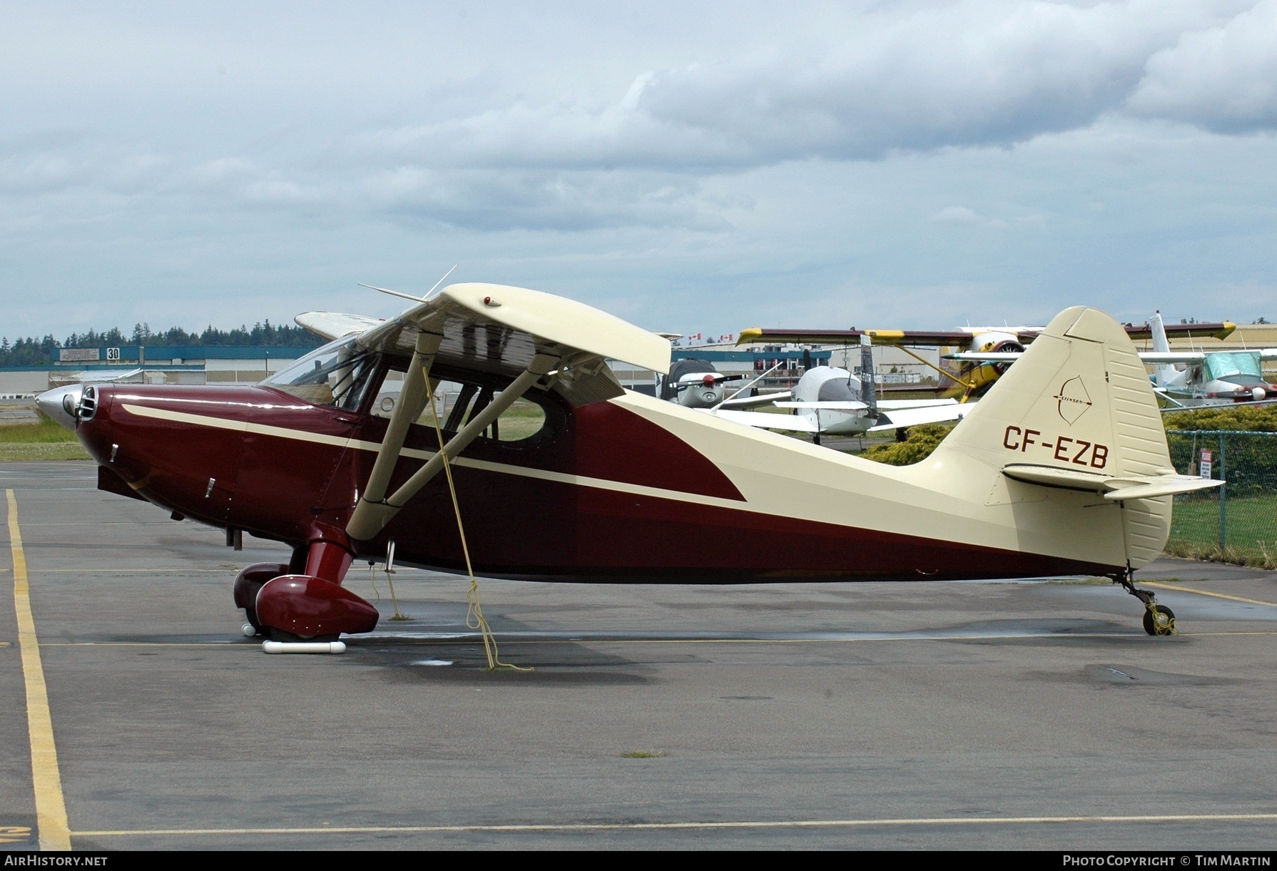 Aircraft Photo of CF-EZB | Stinson 108-1 Voyager | AirHistory.net #201046